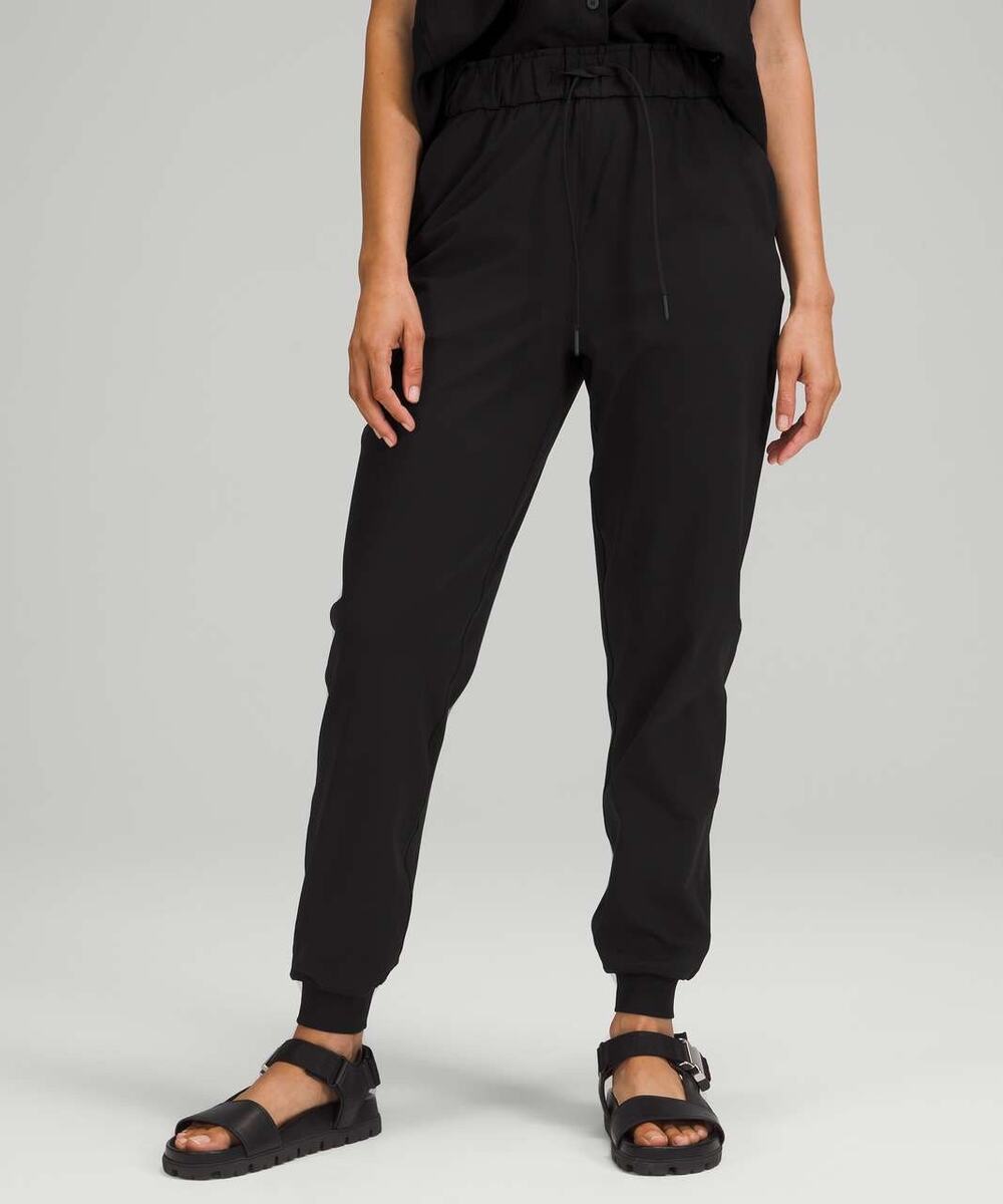 Lululemon Black Stretch High Rise Joggers Size 4 Loungewear Athletic Pants